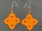 Beaded Boho Earrings in orange product 5